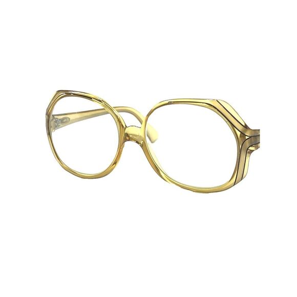 Christian Dior Yellow Gold Eyeglass Frame 2035 22 Women's 54-16-135 Germany Vtg - Picture 1 of 10